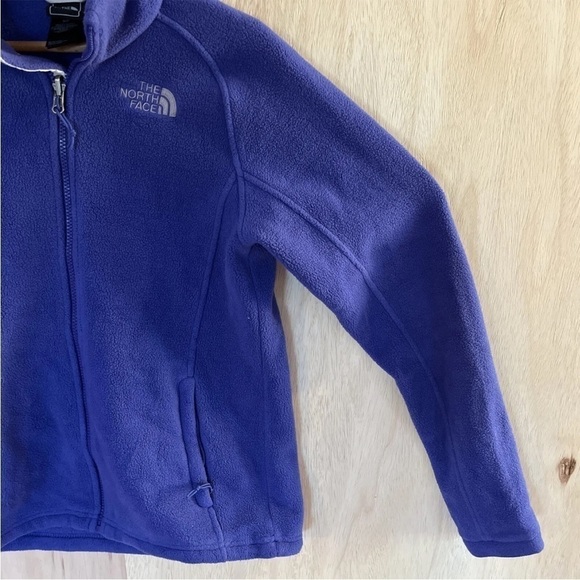 The North Face Full Zip Fleece Jacket Coat Purple Blue Womens Size Small - Picture 7 of 10